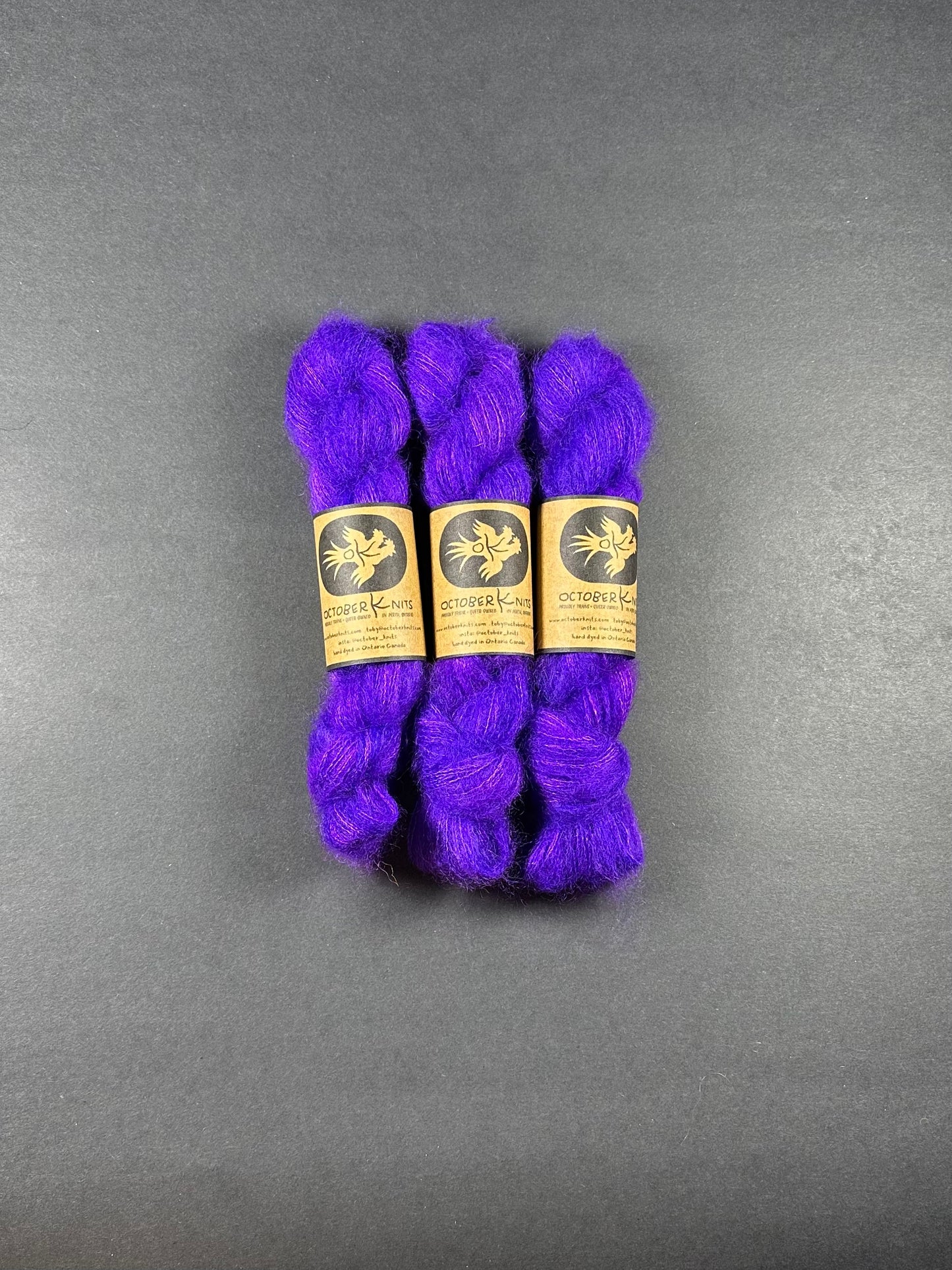“Purplest Nurple” Kidsilk Mohair Lace