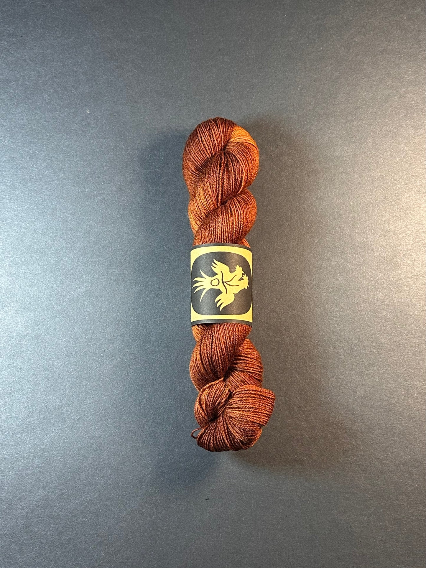“Klingon Bloodwine” Superwash BFL 4ply Sock