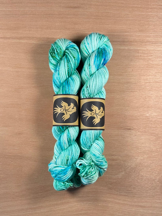 “Green Glass” Superwash BFL DK