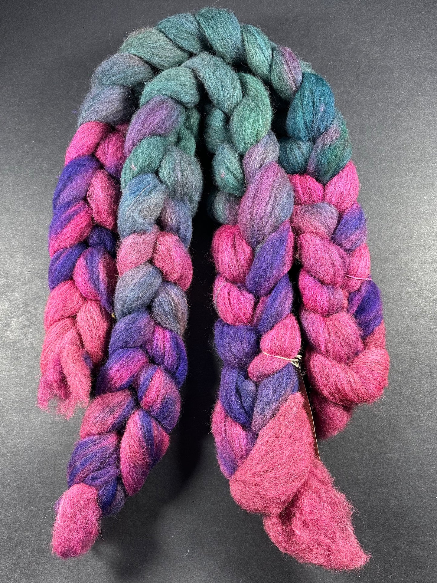 "Party People" Grey Shetland combed top