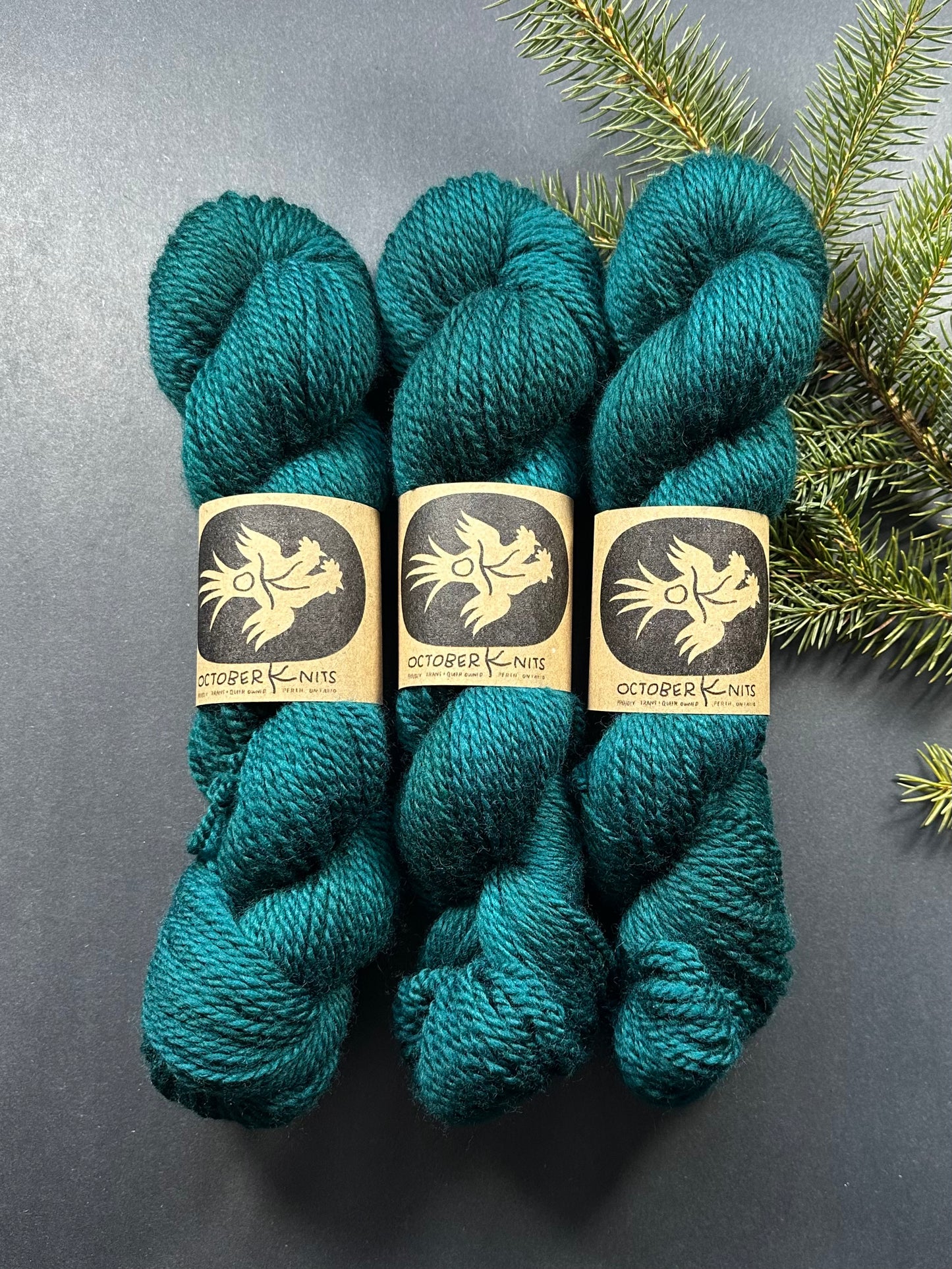 “Handsome Santa” Superwash BFL Aran