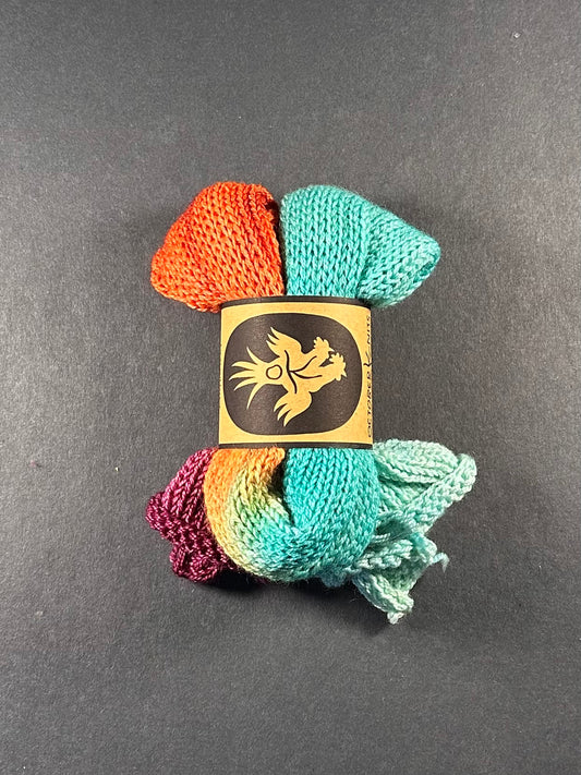 “Enemies to Lovers" Superwash BFL Helix Double Stranded Sock Blank