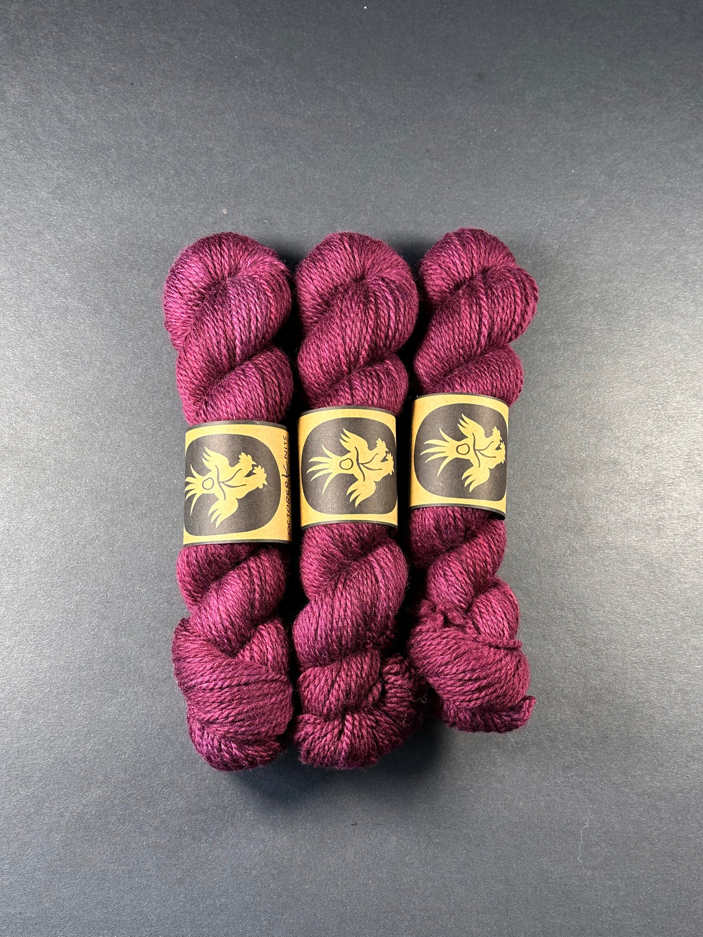 “We Have Tyrian Purple at Home” Superwash BFL Aran