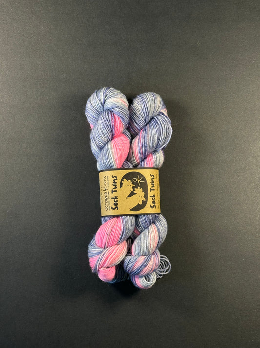 “Etude" Superwash BFL 4ply Sock Twins