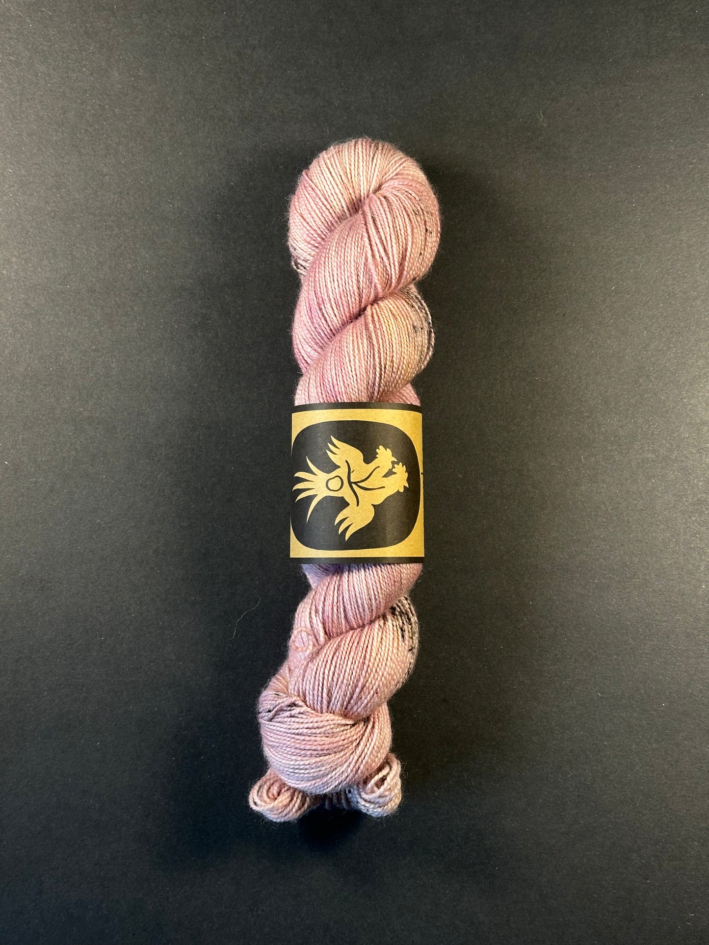 “Sakura” Superwash BFL Helix Sock