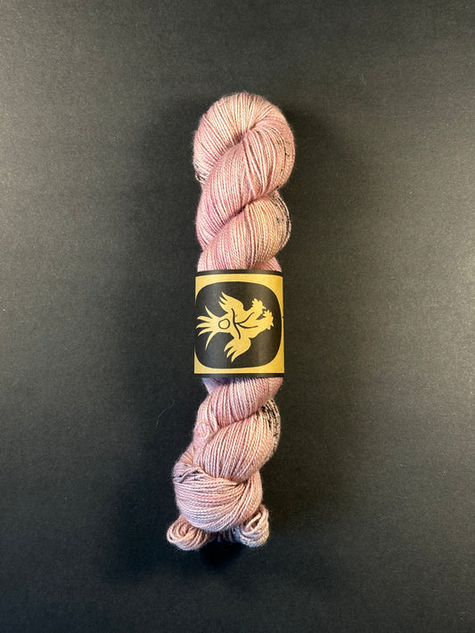 “Sakura” Superwash BFL Helix Sock