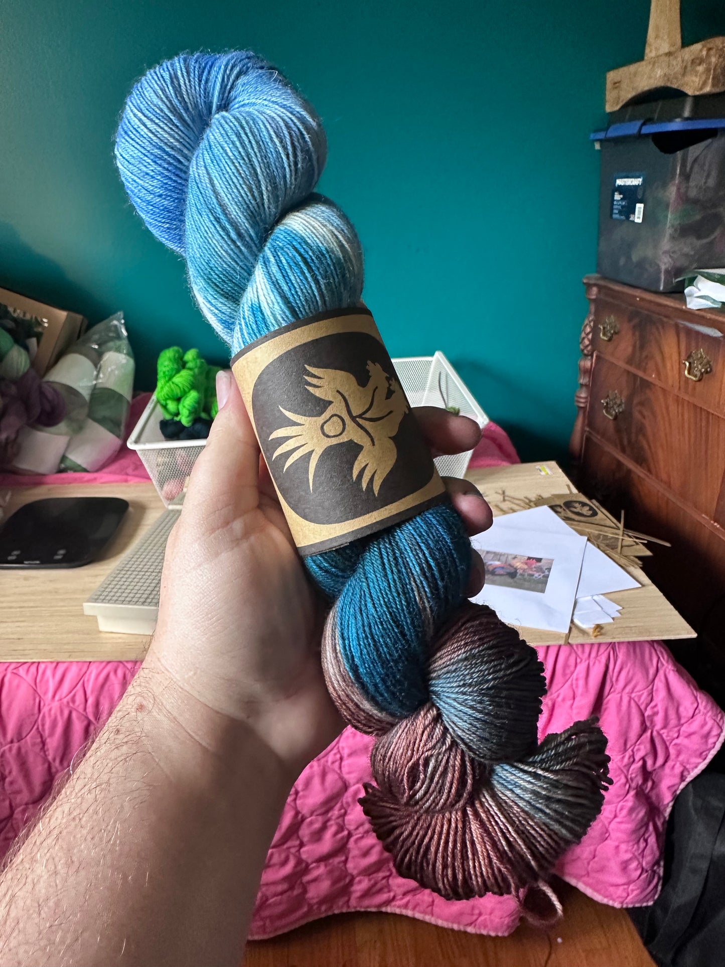 “Pacifically” Superwash BFL 4ply Sock