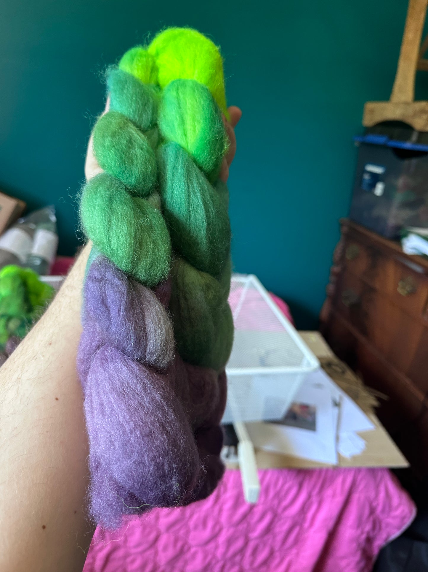 “Gayfeather" BFL Combed Top