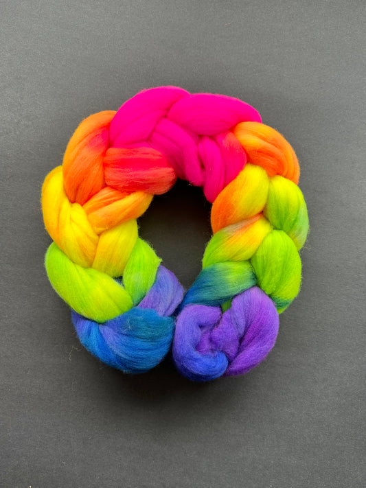 “Rainbow Road” 22 Micron Merino Top