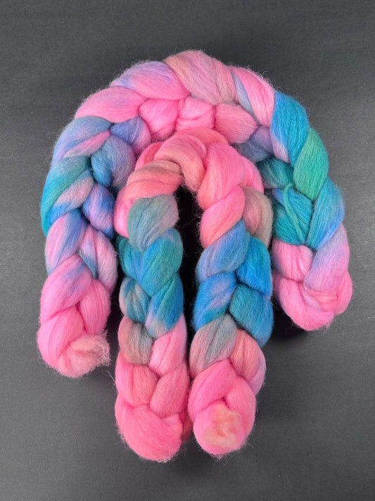 "Party People" Recycled Wool and Nylon Combed Top