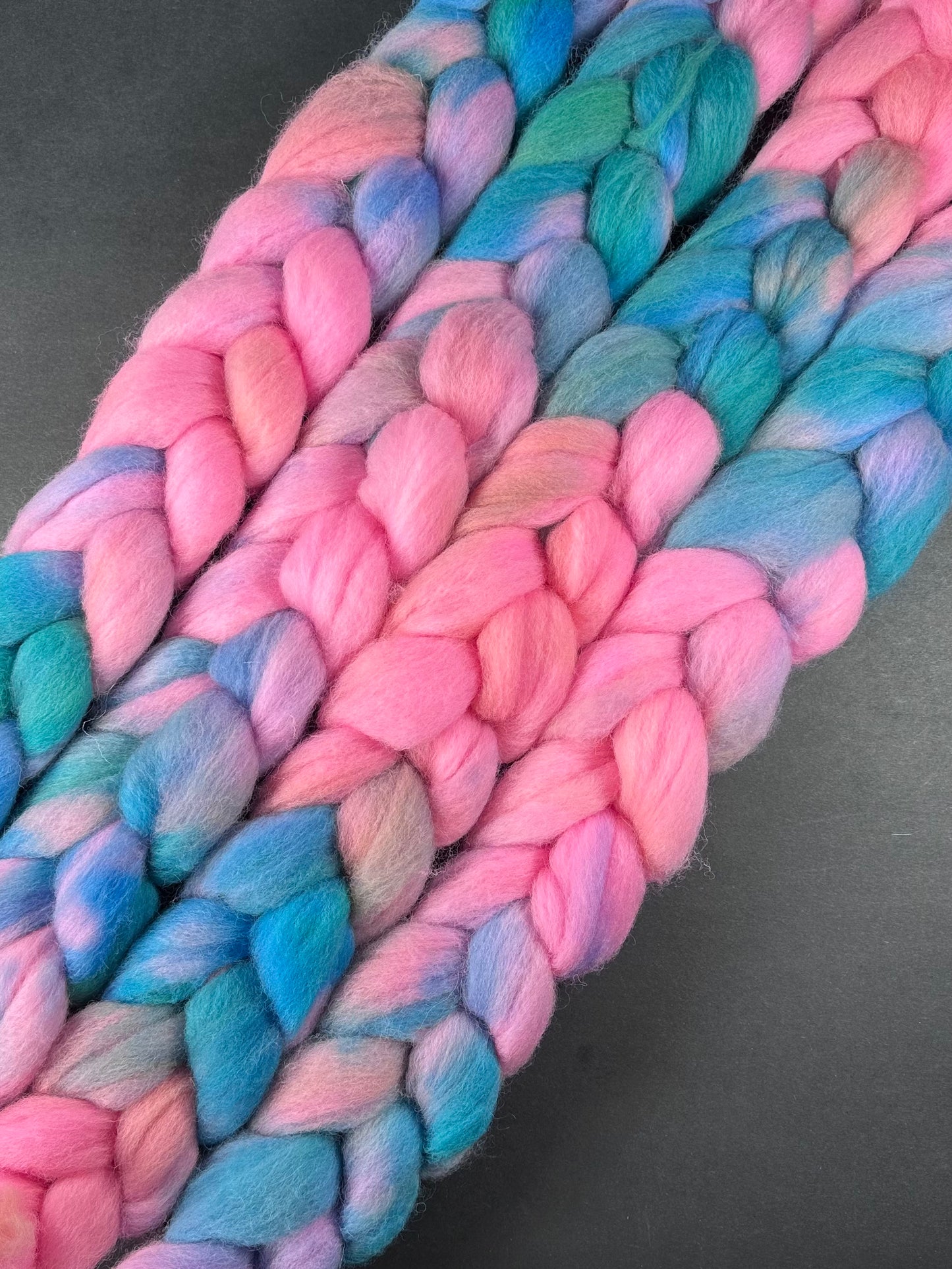 "Party People" Recycled Wool and Nylon Combed Top