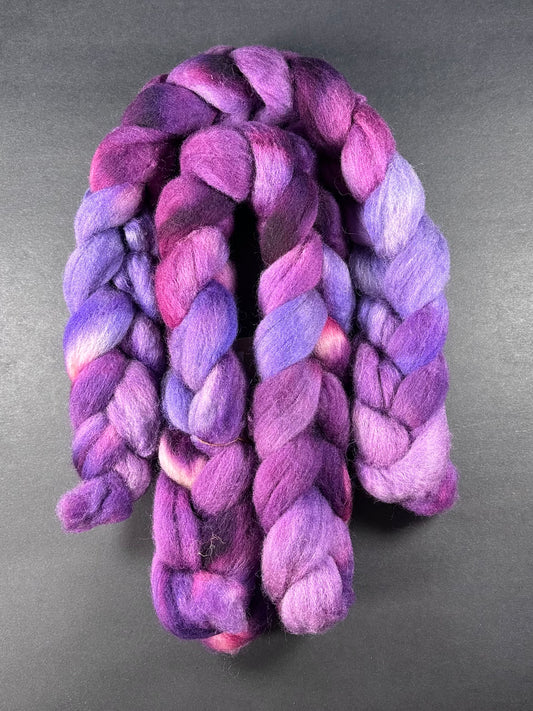 “Unsolicited Eggplant" BFL Combed Top
