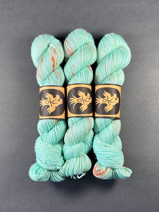 “Murder on the Dancefloor” Superwash BFL Helix Sock