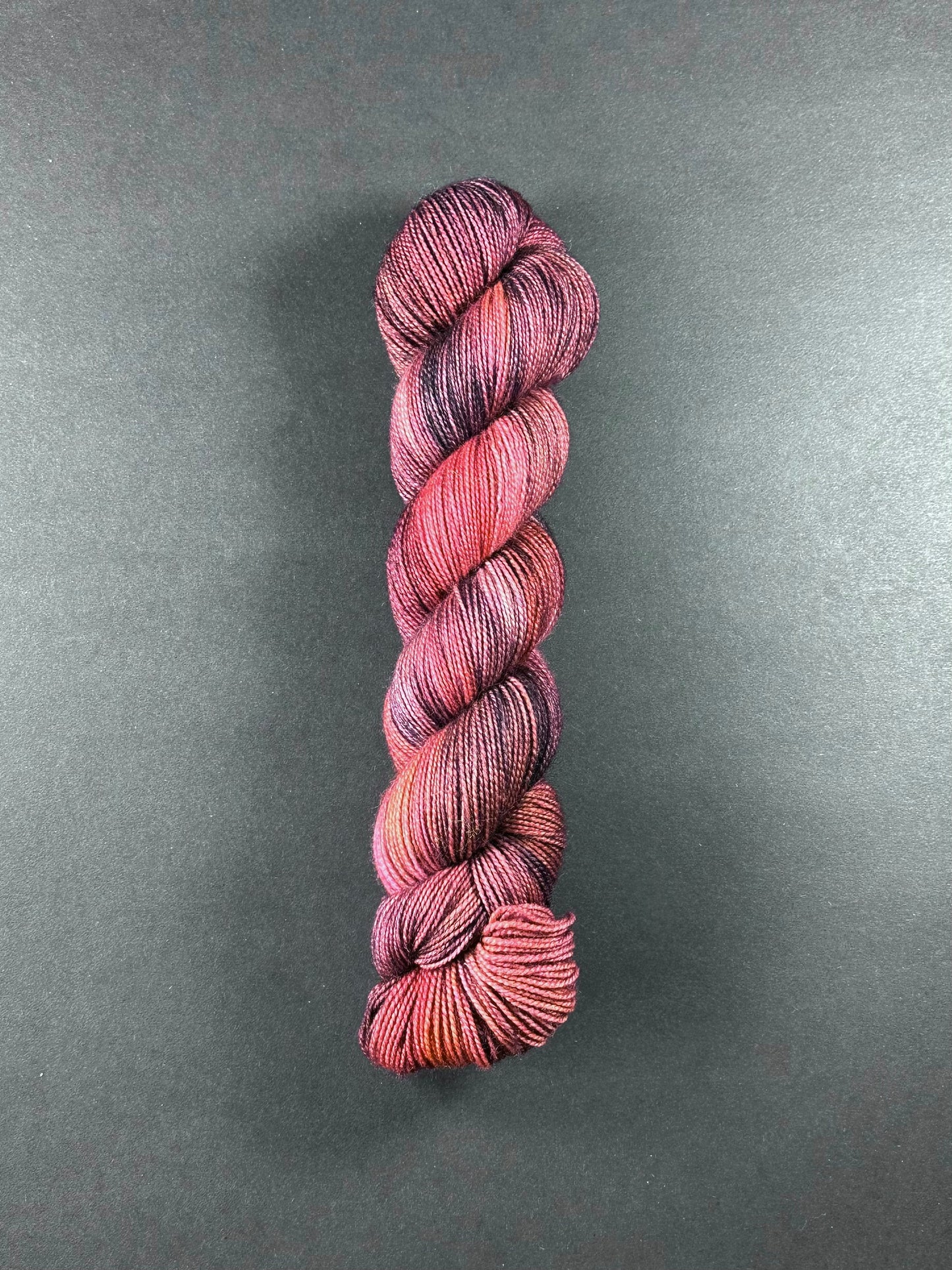 “Etude” Superwash BFL Helix Sock