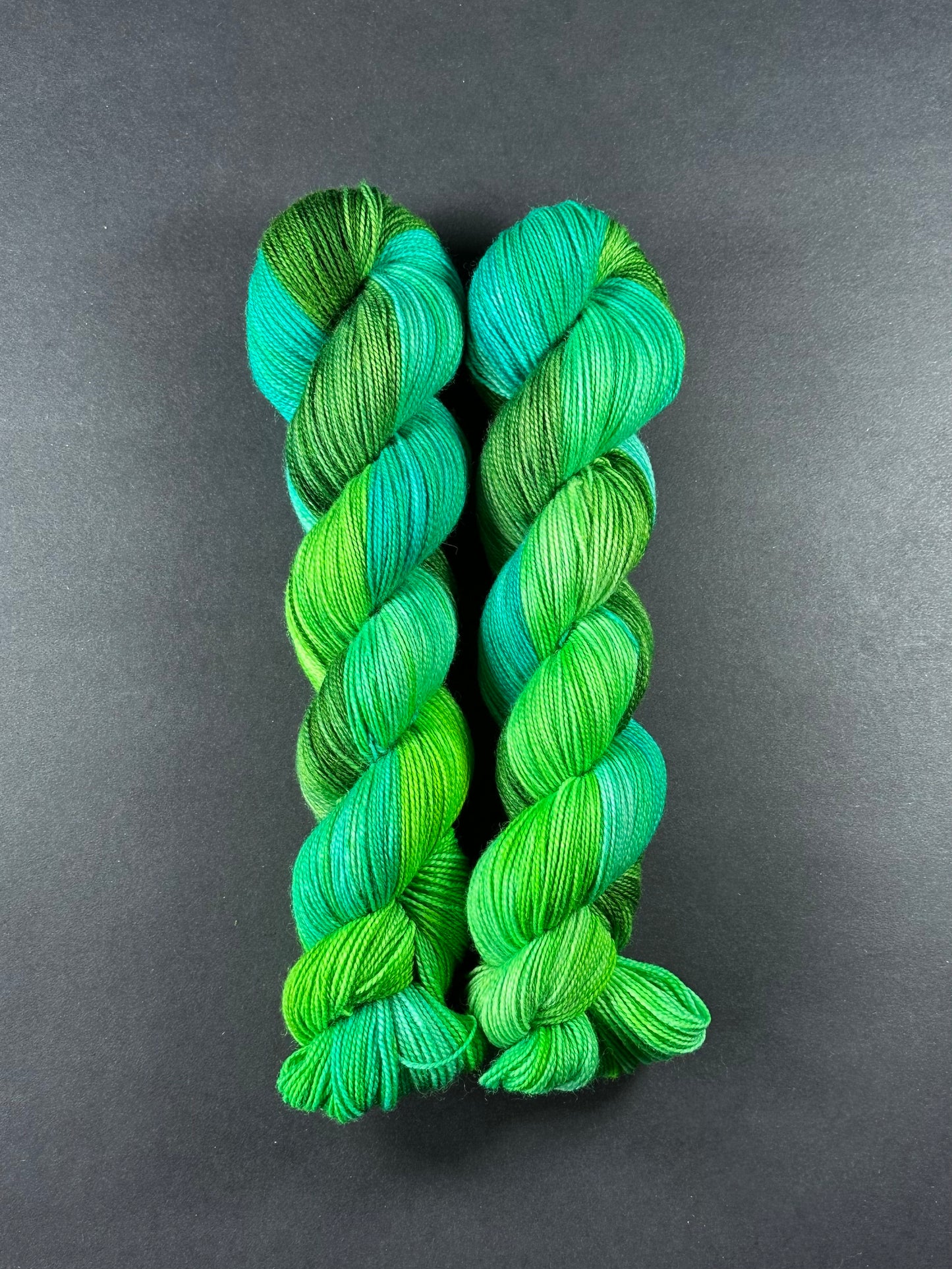 “Bigfoot’s Board Shorts” Superwash BFL Helix sock