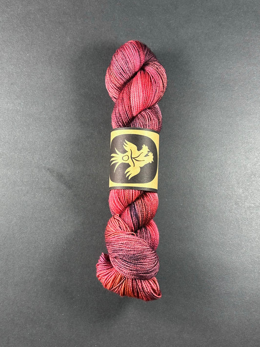 “Etude” Superwash BFL Helix Sock