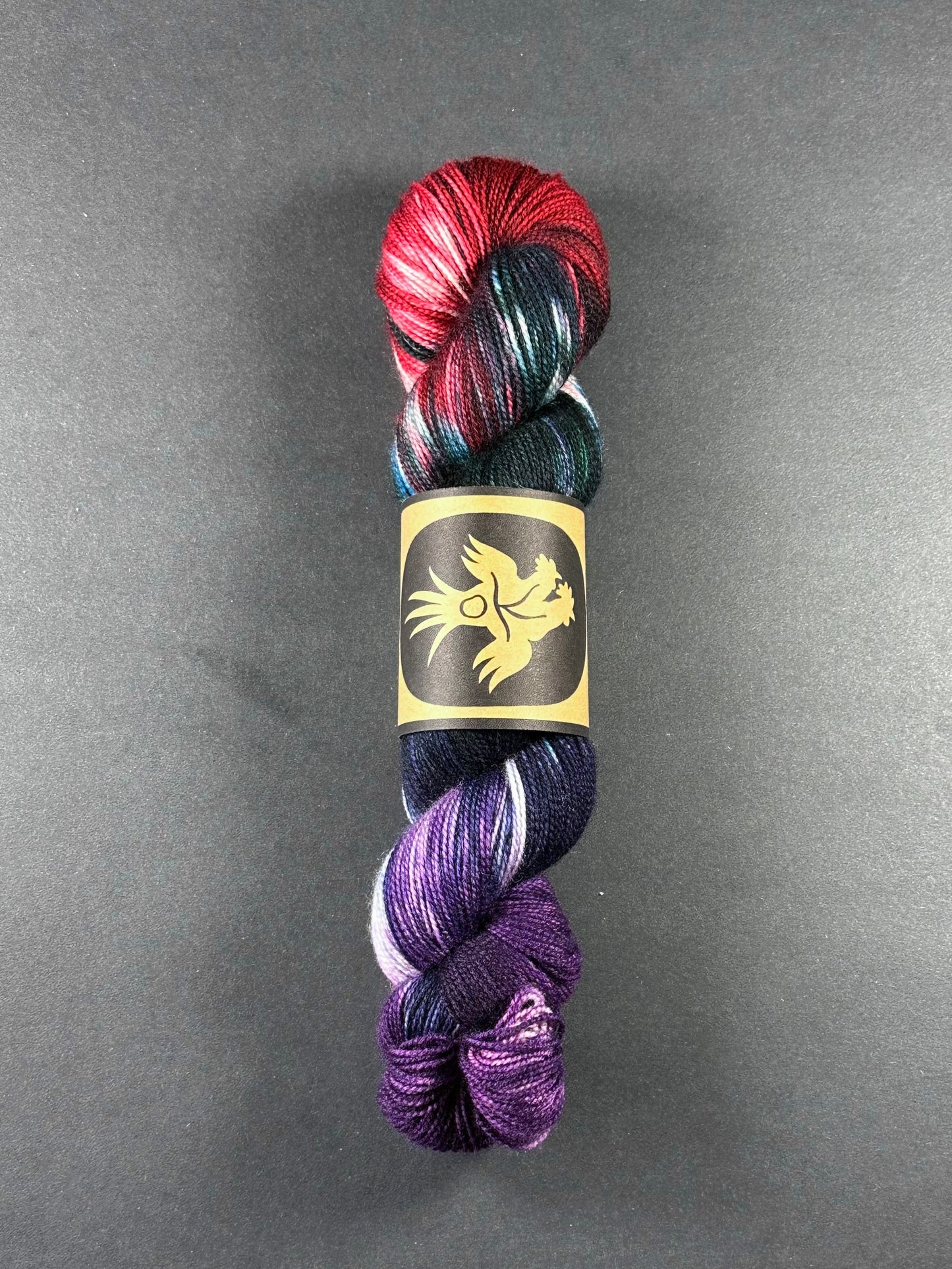 “Wassailing” Superwash BFL Helix Sock