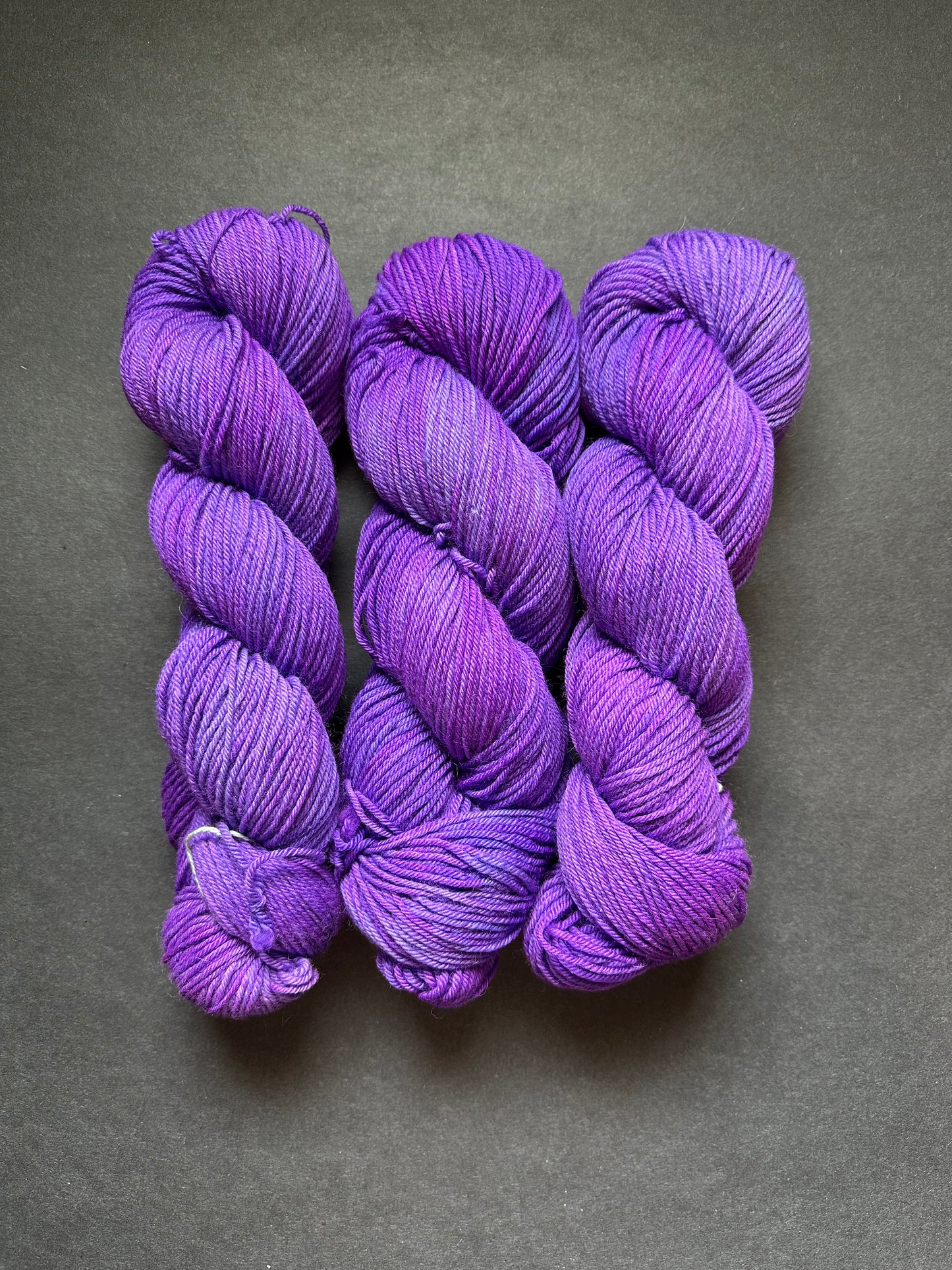 “Purplest Nurple” Superwash BFL DK