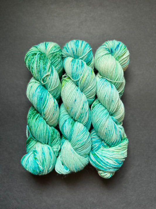 “Green Glass” Superwash BFL DK