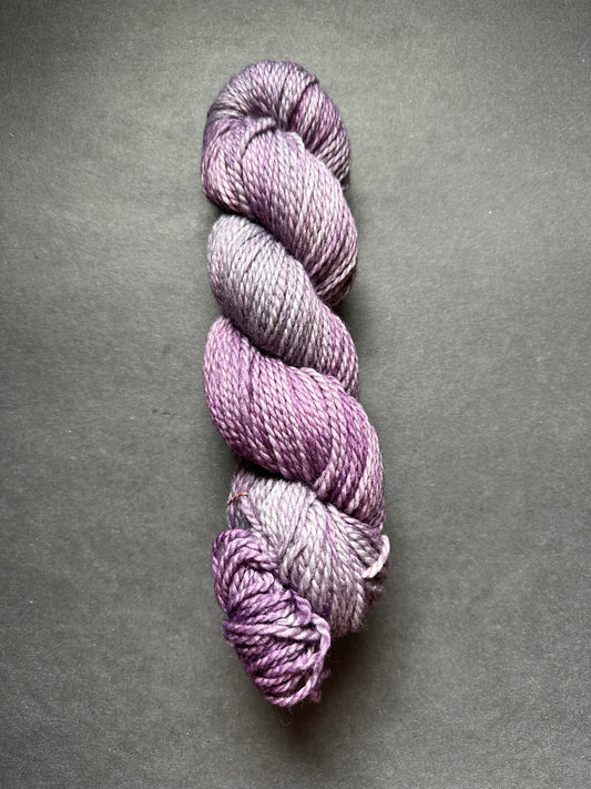 “Grape Ice” Superwash BFL Aran