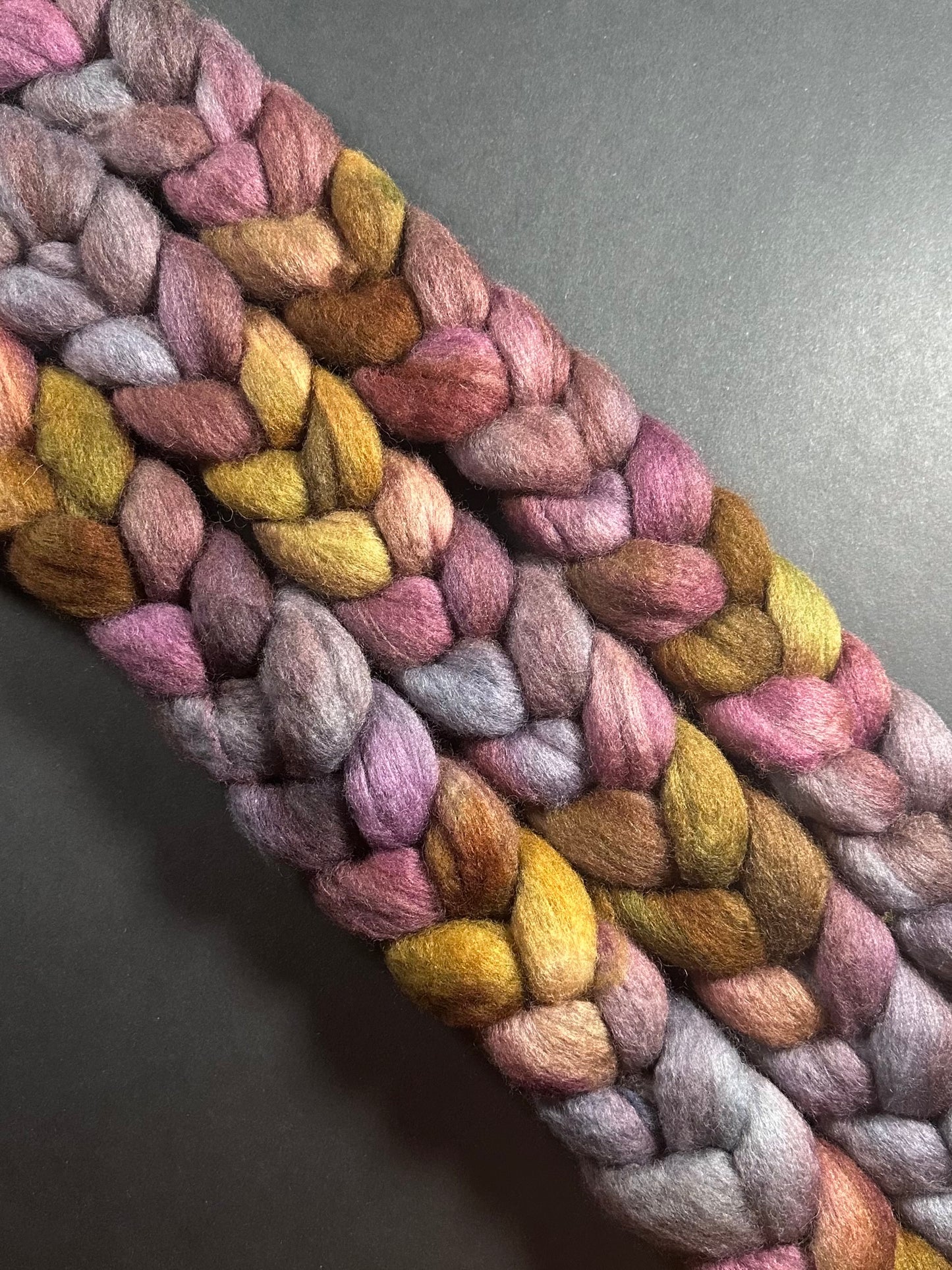 "Nocturne" BFL Combed Top - Non-Superwash