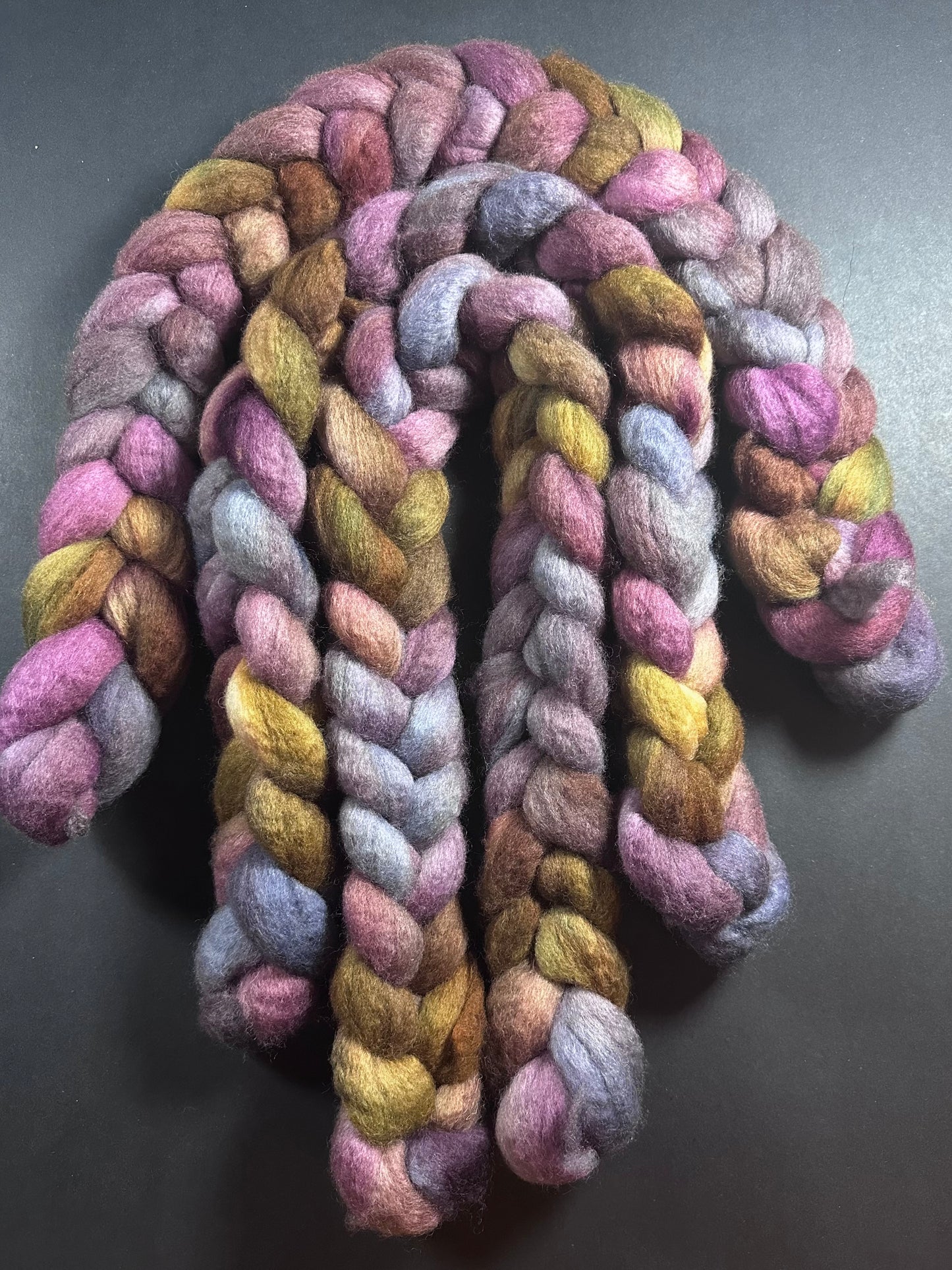 "Nocturne" BFL Combed Top - Non-Superwash