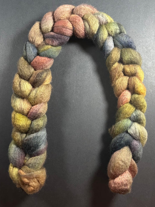 "Largemouth's Garden" BFL Combed Top - Non-Superwash